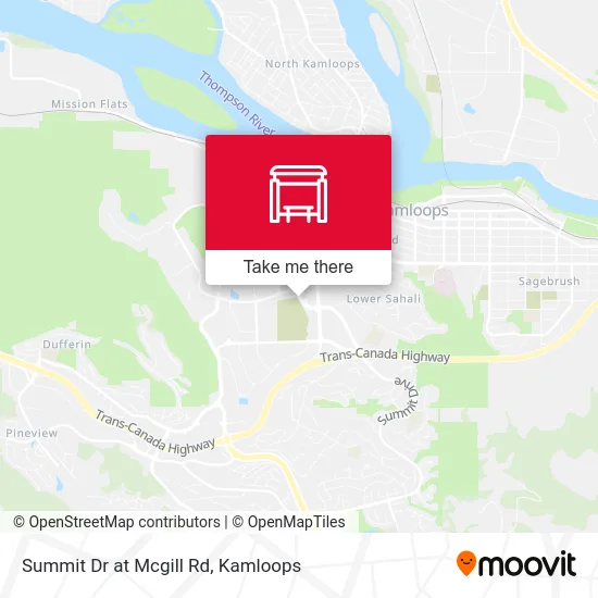 Summit Dr at Mcgill Rd map