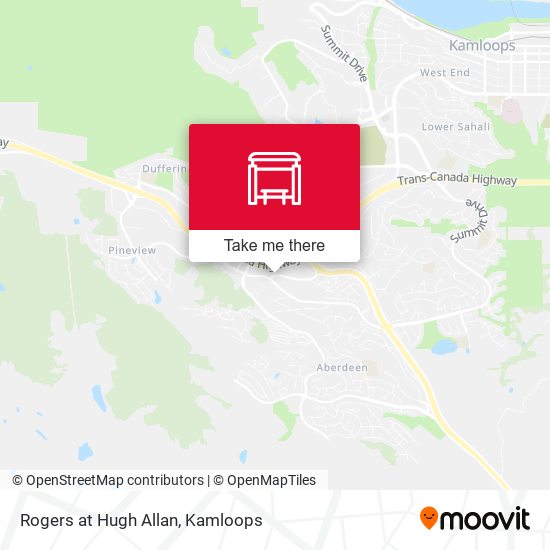 Rogers at Hugh Allan map