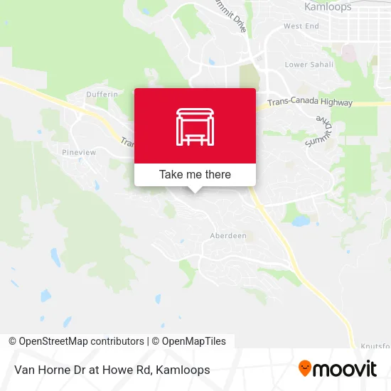 Van Horne Dr at Howe Rd map