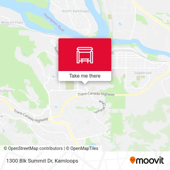 1300 Blk Summit Dr map
