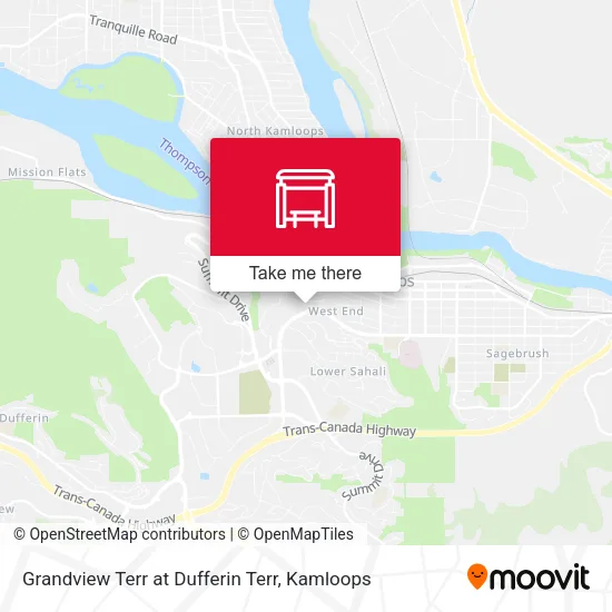 Grandview Terr at Dufferin Terr map