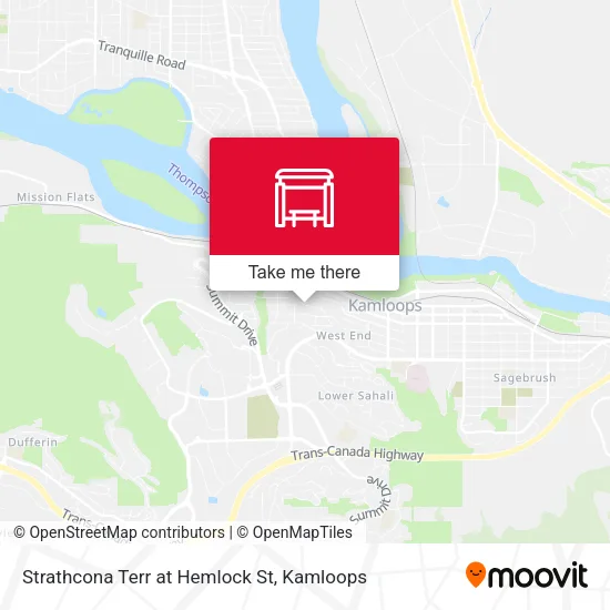 Strathcona Terr at Hemlock St map