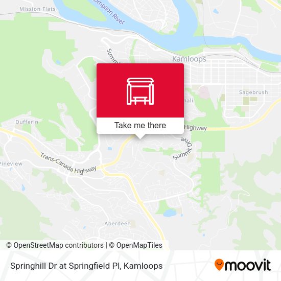 Springhill Dr at Springfield Pl map