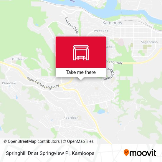Springhill Dr at Springview Pl map