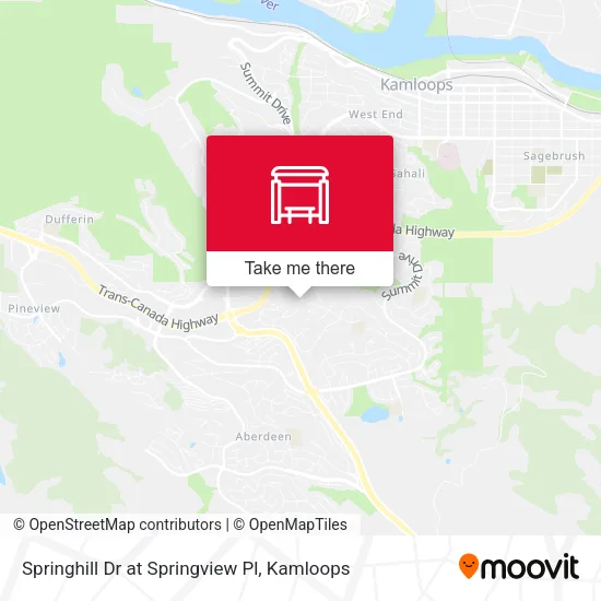 Springhill Dr at Springview Pl map