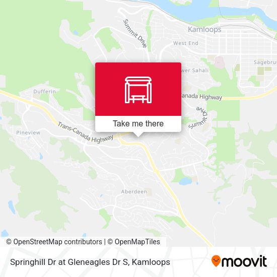 Springhill Dr at Gleneagles Dr S map