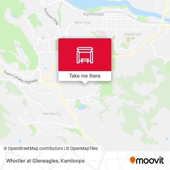 Whistler at Gleneagles map