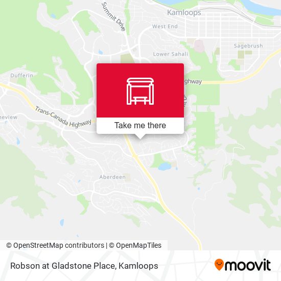 Robson at Gladstone Place map