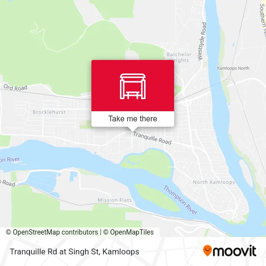 Tranquille Rd at Singh St plan