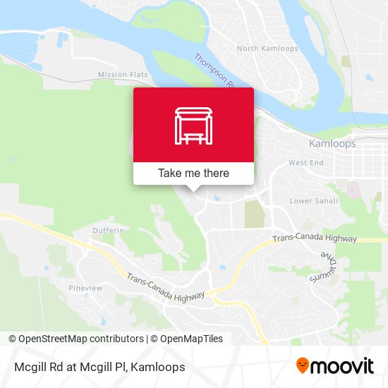 Mcgill Rd at Mcgill Pl map