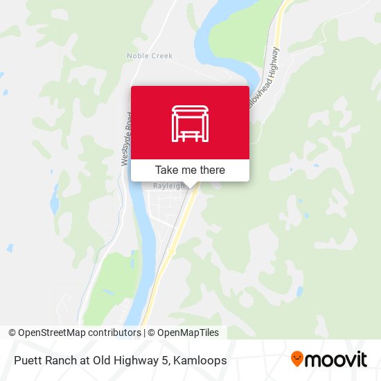 Puett Ranch at Old Highway 5 map