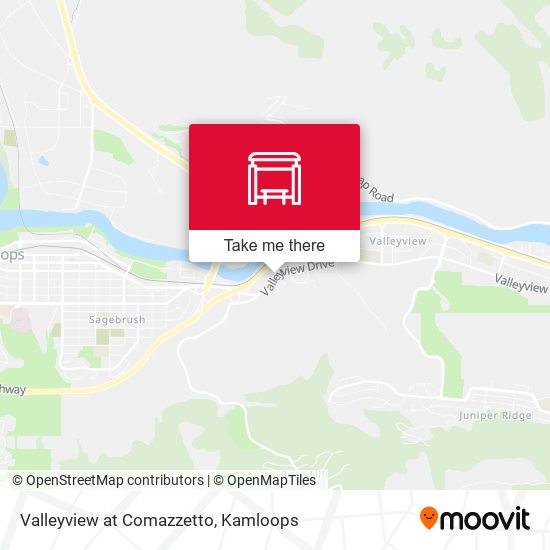 Valleyview at Comazzetto map