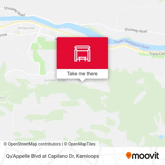 Qu'Appelle Blvd at Capilano Dr map