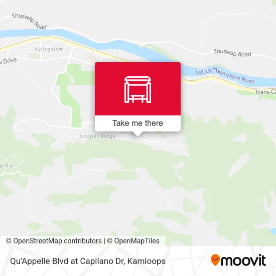 Qu'Appelle Blvd at Capilano Dr map