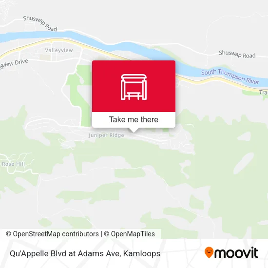 Qu'Appelle Blvd at Adams Ave plan