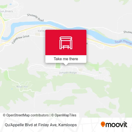 Qu'Appelle Blvd at Finlay Ave map