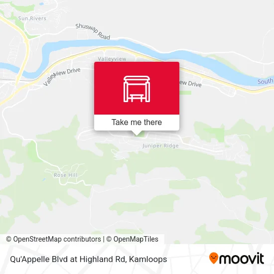 Qu'Appelle Blvd at Highland Rd map