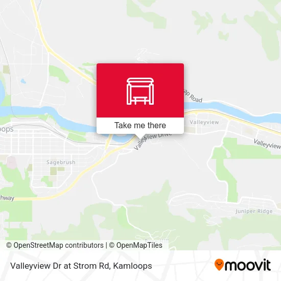 Valleyview Dr at Strom Rd map
