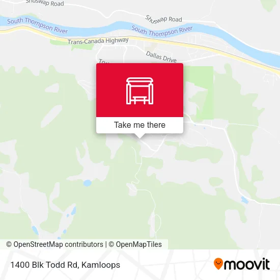 1400 Blk Todd Rd map