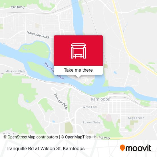 Tranquille Rd at Wilson St plan