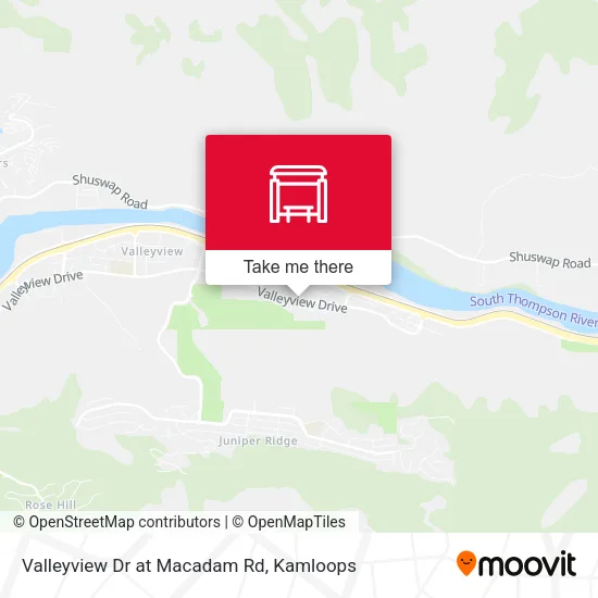 Valleyview Dr at Macadam Rd map