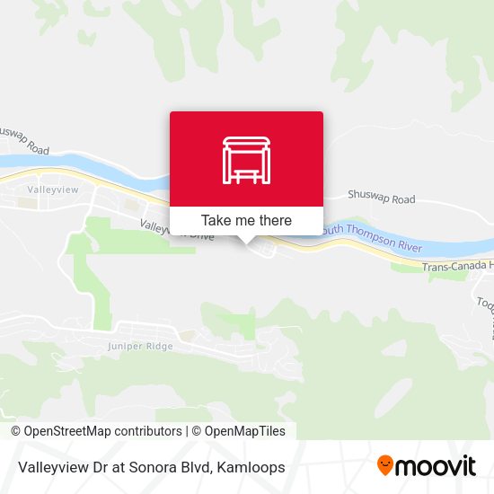 Valleyview Dr at Sonora Blvd map