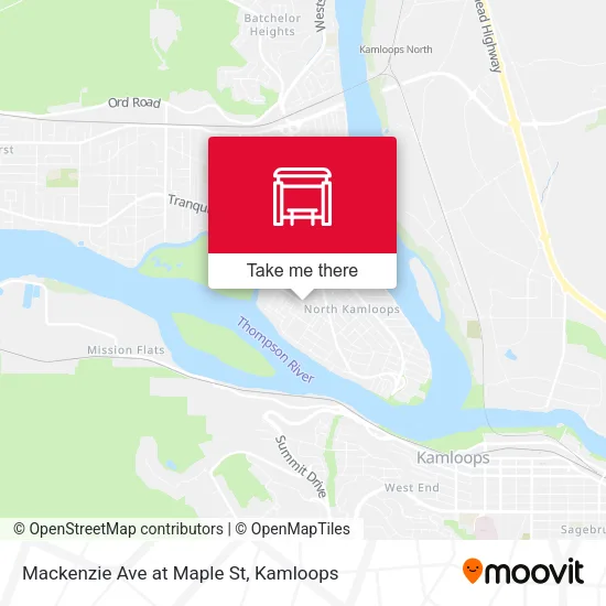 Mackenzie Ave at Maple St map