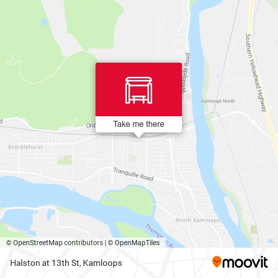 Halston at 13th St map