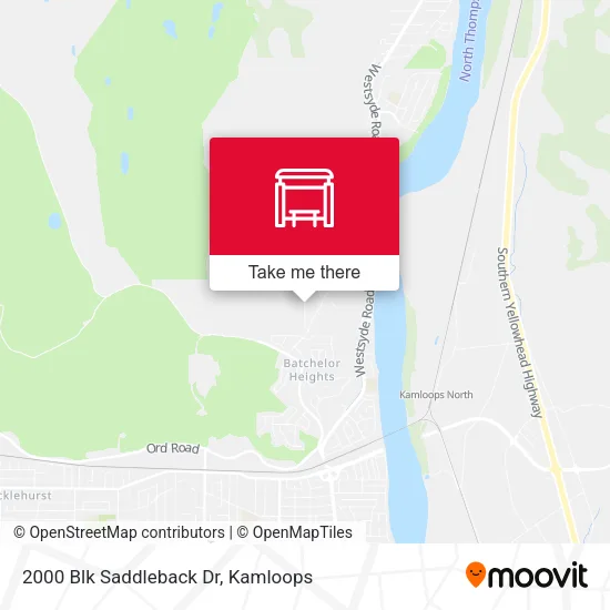 2000 Blk Saddleback Dr map