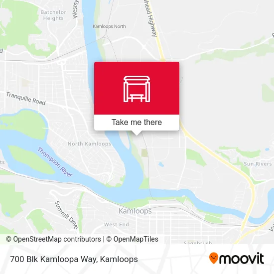 700 Blk Kamloopa Way map