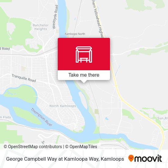 George Campbell Way at Kamloopa Way plan