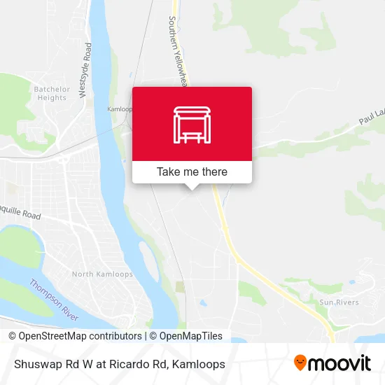 Shuswap Rd W at Ricardo Rd plan