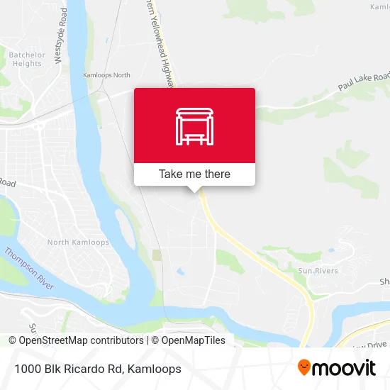1000 Blk Ricardo Rd map