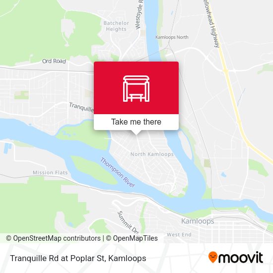 Tranquille Rd at Poplar St plan