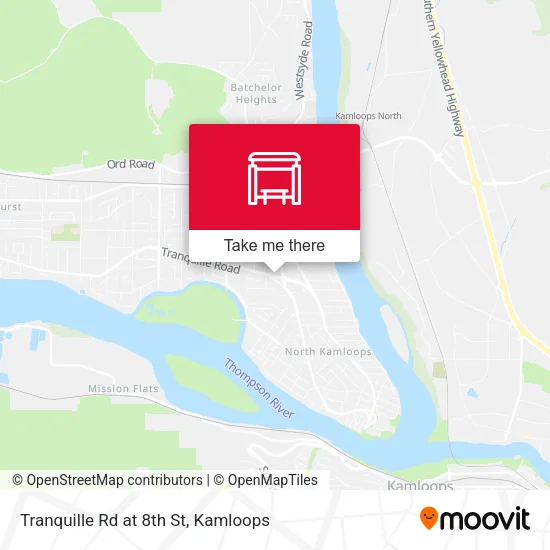 Tranquille Rd at 8th St map