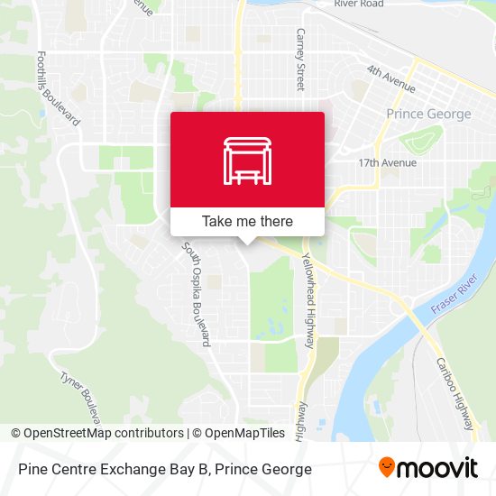 Pine Centre Exchange Bay B map