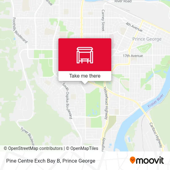 Pine Centre Exch Bay B map