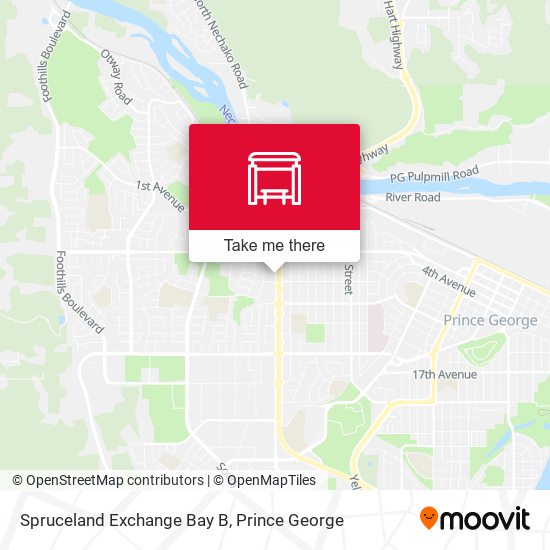 Spruceland Exchange Bay B map