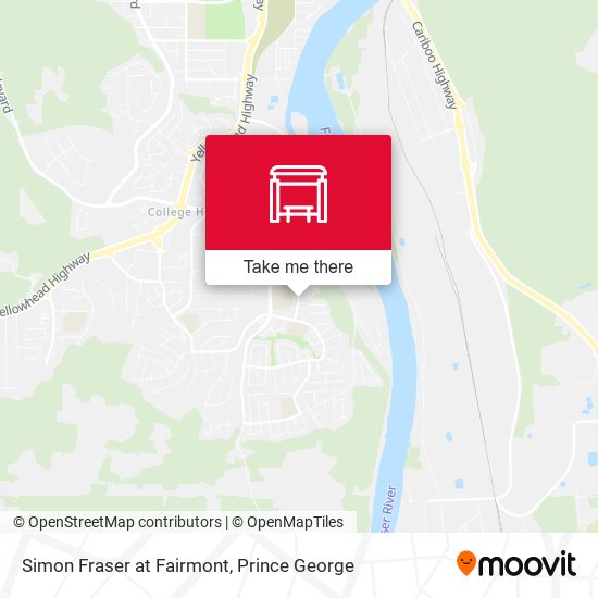 Simon Fraser at Fairmont map