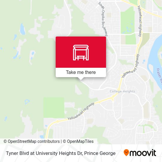 Tyner Blvd at University Heights Dr plan