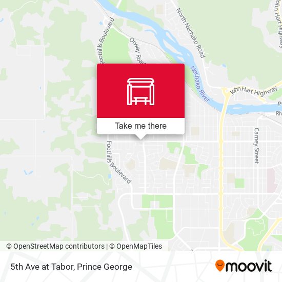 5th Ave at Tabor map