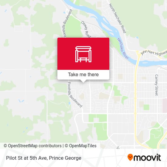 Pilot St at 5th Ave map