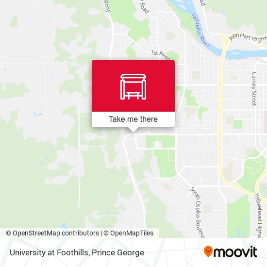 University at Foothills map