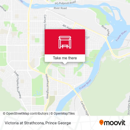 Victoria at Strathcona map