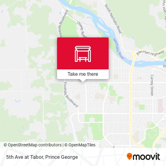 5th Ave at Tabor map