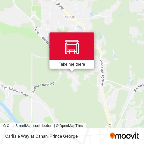 Carlisle Way at Canan map