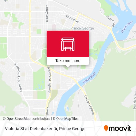 Victoria St at Diefenbaker Dr map