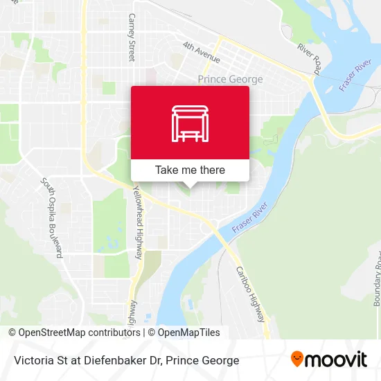 Victoria St at Diefenbaker Dr map