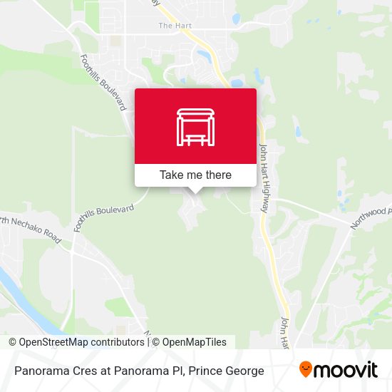 Panorama Cres at Panorama Pl map