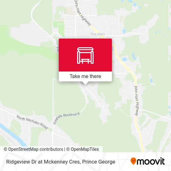 Ridgeview Dr at Mckenney Cres map